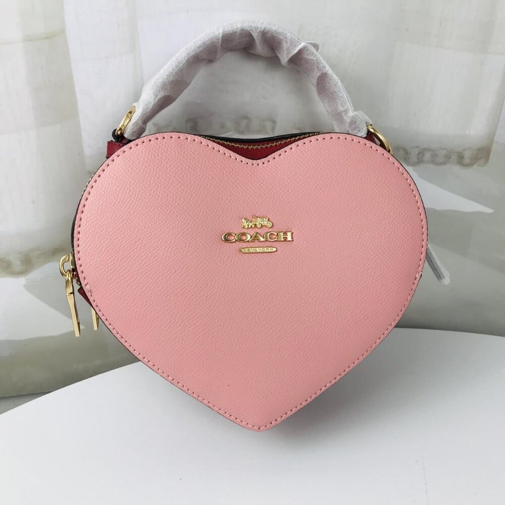 Coach Heart Crossbody In Colorblock Shoulder Bag
